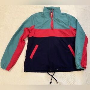 Ashley by 26 International Quarter Zip Windbreaker Jacket Women’s Size M